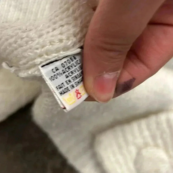 Vintage card amoroso ivory cardigan  sweater - Picture 4 of 5